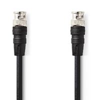 Nedis BNC Videokabel BNC Male BNC Male 1,0 m Zwart