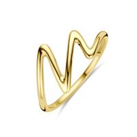 Stijlvolle 14k Geelgouden Ring - Breedte 10mm