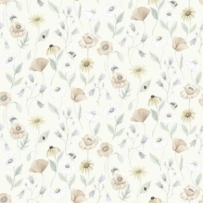 Dutch Wallcoverings Rosenlycka - Flowers Pastel - Multi