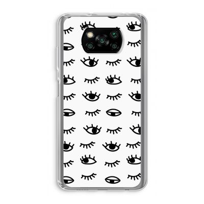 Eye pattern #2: Xiaomi Poco X3 NFC Transparant Hoesje