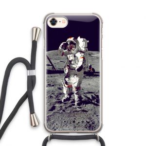 Spaceman: iPhone 7 Transparant Hoesje met koord