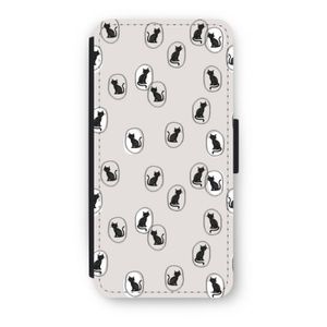 Miauw: iPhone 7 Flip Hoesje