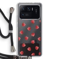 Framboosjes: Xiaomi Mi 11 Ultra Transparant Hoesje met koord Framboosjes: Xiaomi Mi 11 Ultra Transparant Hoesje met koord