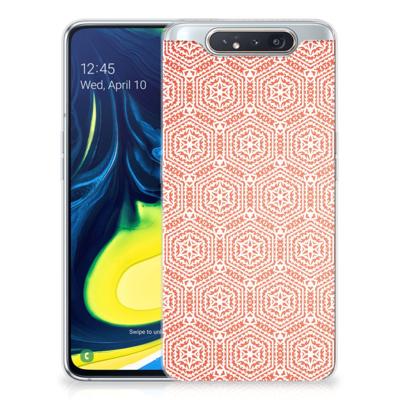 Samsung Galaxy A80 | TPU bumper | Pattern Orange