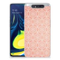 Samsung Galaxy A80 | TPU bumper | Pattern Orange