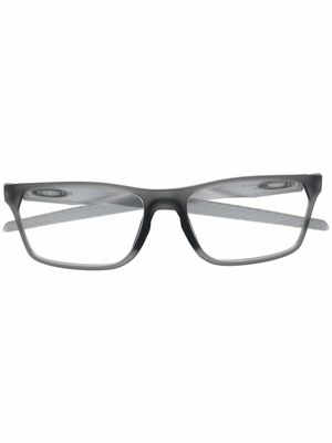 Oakley lunettes de vue à monture rectangulaire - Gris