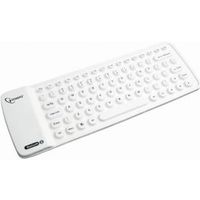 Gembird KB-BTF1-W-US toetsenbord Bluetooth Amerikaans Engels Wit - thumbnail
