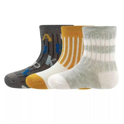 Ewers sokken 3-pack letters grijs-17-18 Ewers sokken 3-pack letters grijs-17-18