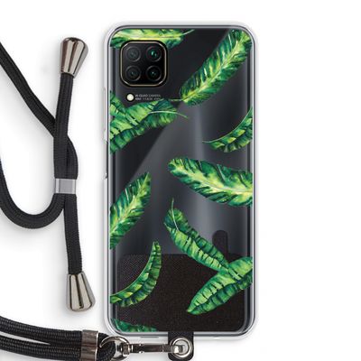 Lange bladeren: Huawei P40 Lite Transparant Hoesje met koord