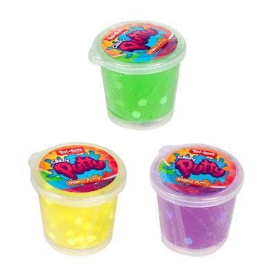 Toi-Toys Putty met gliters 6ass Toi-Toys Putty met gliters 6ass