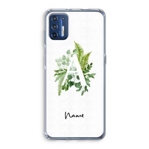 Green Brush: Motorola Moto G9 Plus Transparant Hoesje