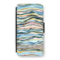 Watercolor Agate: iPhone 12 Flip Hoesje