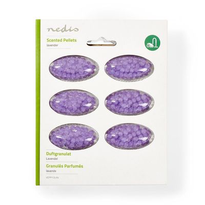 Nedis Geurparels voor Stofzuiger | Lavendel | 6 navullingen | Paars | 10 stuks - VCFP112LAV VCFP112LAV
