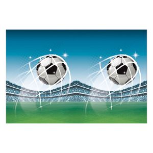 Globos Tafelkleed voetbal fans, 120x180cm