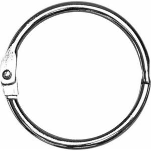 Rayher hobby materialen Sleutelringen/boekringen - 10x stuks - met opening - 25 mm