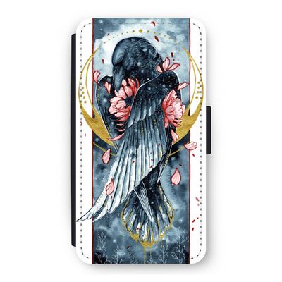 Golden Raven: iPhone 11 Pro Flip Hoesje