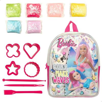 Creatief Spel met Boetseerklei Barbie Fashion Rugzak 14 Onderdelen 600 g