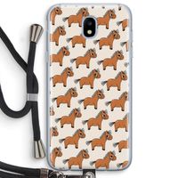 Pony: Samsung Galaxy J5 (2017) Transparant Hoesje met koord