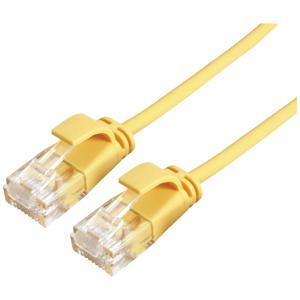 ROLINE UTP Data Center Patchkabel Cat.6A (Class EA), LSOH, extra dun, geel, 3 m