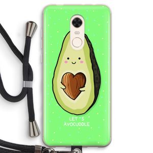 Avocuddle: Xiaomi Redmi 5 Transparant Hoesje met koord