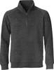 Clique 021043 Classic Half Zip - Antraciet Melange - 4XL