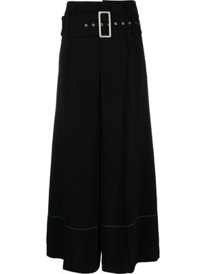 10 CORSO COMO pantalon ample à taille haute - Noir