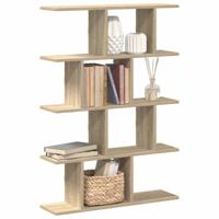 Wandschap kubus 12 vakken bewerkt hout sonoma eikenkleurig Wandschap kubus 12 vakken bewerkt hout sonoma eikenkleurig