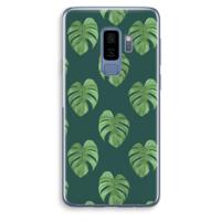 Monstera leaves: Samsung Galaxy S9 Plus Transparant Hoesje