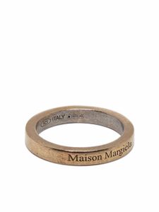 Maison Margiela bague à logo gravé - Or