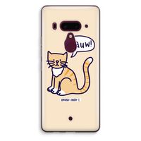 Miauw: HTC U12+ Transparant Hoesje