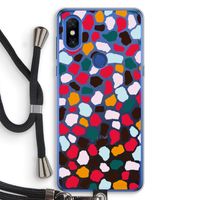 Colored Giraffe: Xiaomi Mi Mix 3 Transparant Hoesje met koord