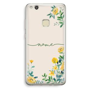 Gele bloemen: Huawei Ascend P10 Lite Transparant Hoesje