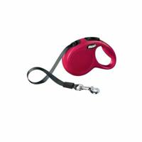 Hondenriem Flexi New Classic 5m Rood Maat S - thumbnail