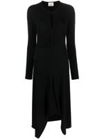 ISABEL MARANT robe mi-longue Dorya - Noir - thumbnail