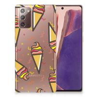 Samsung Note 20 | Siliconen Case | Icecream