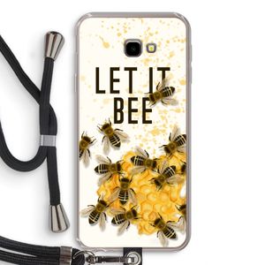 Let it bee: Samsung Galaxy J4 Plus Transparant Hoesje met koord