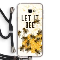 Let it bee: Samsung Galaxy J4 Plus Transparant Hoesje met koord