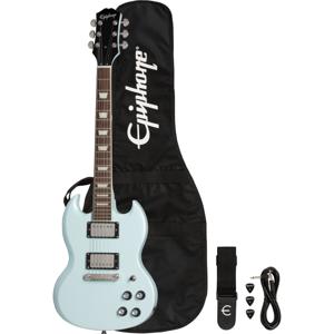 Epiphone Power Players SG Ice Blue 7/8 elektrische gitaar met gigbag, strap, kabel en plectrums