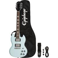 Epiphone Power Players SG Ice Blue 7/8 elektrische gitaar met gigbag, strap, kabel en plectrums - thumbnail