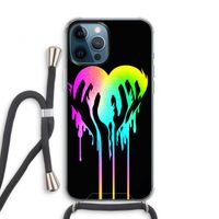 Hold My Heart: iPhone 12 Pro Transparant Hoesje met koord