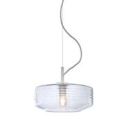 Hanglamp glas Verona geribbeld - helder