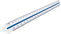 Maped driekantige schaallat, schaalverdeling 1:20, 1:25, 1:50, 1:75, 1:100, 1:125, oranje