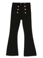 Balmain Kids pantalon ample à boutons décoratifs - Noir - thumbnail