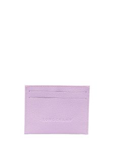 Longchamp porte-cartes Le Foulonné en cuir - Violet