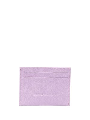Longchamp porte-cartes Le Foulonné en cuir - Violet