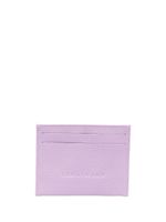 Longchamp porte-cartes Le Foulonné en cuir - Violet