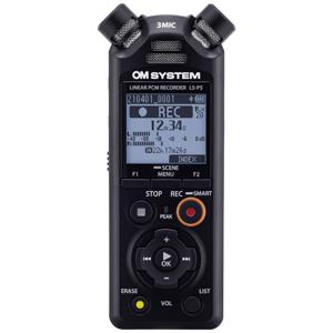 OM System LS-P5 Mobiele audiorecorder Zwart