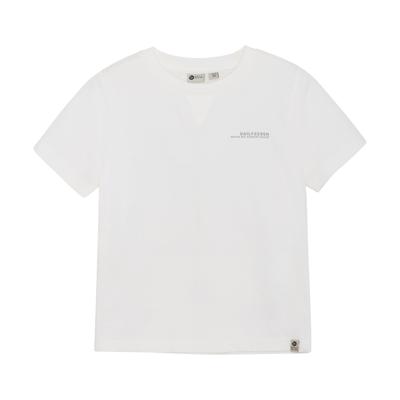 Daily7 Zomer T-shirt S/S jongens - wit - print
