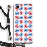 Klaproosjes: Pixel 3 Transparant Hoesje met koord