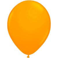 Neon kleur oranje latex ballonnen - zakje 8x stuks - 25 cm - Versiering/feestartikelen